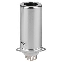 Parts Express 9 Pin Chassis Mount Ceramic Vacuum Tube Socket with Shield